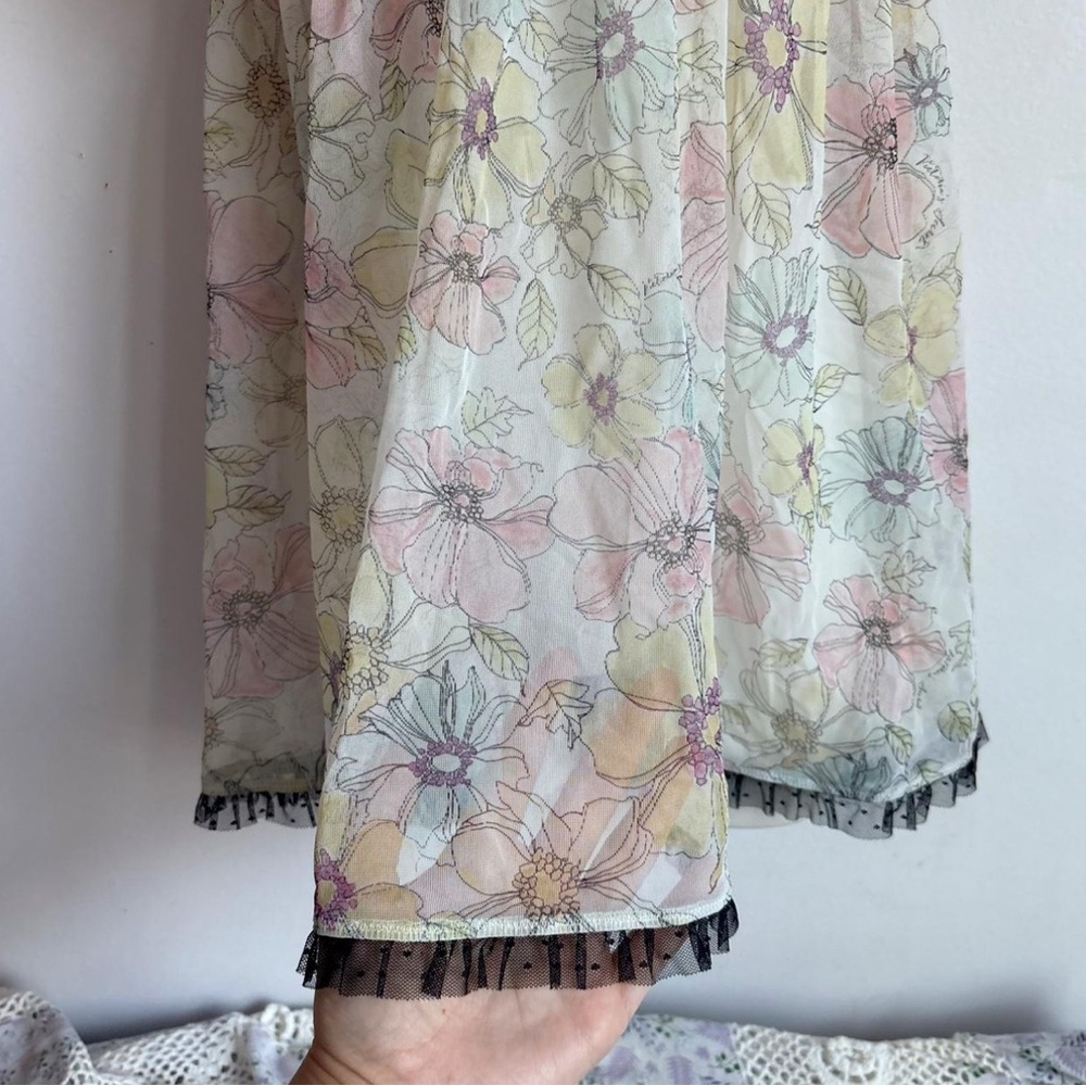 Y2K Victoria’s Secret floral baby doll top - Picture 3 of 5